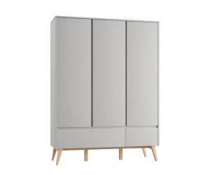 Drabužių spinta su 3 durimis (Classy Gray kolekcija)